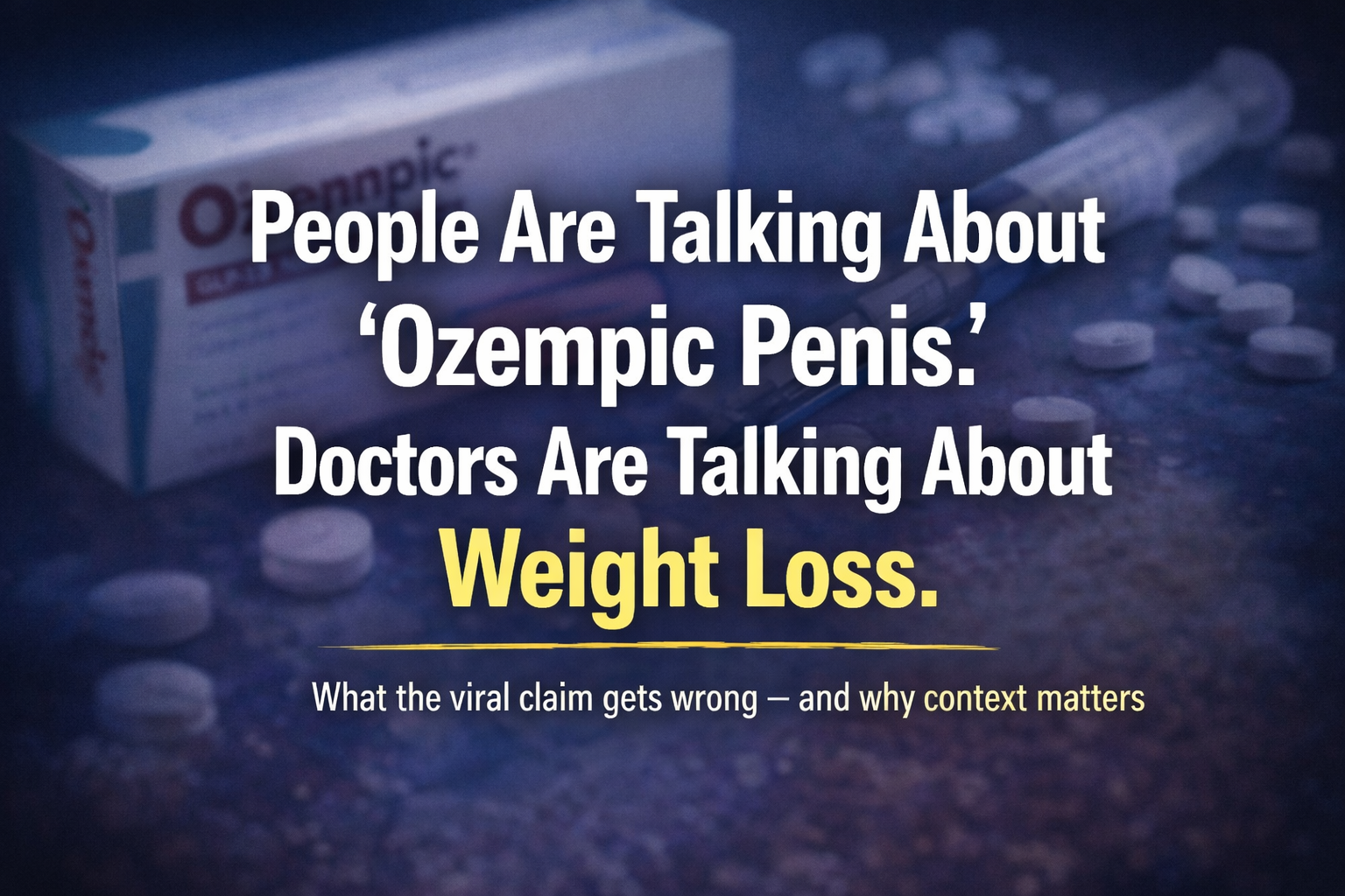 glp-1 penis Ozempic Penis Explained: What's Real and What's Not